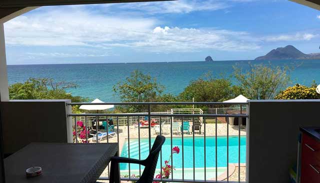 Le Corail Residence offre une vue mer imprenable