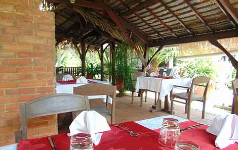 Restaurant le Boeuf au jardin en Guyane